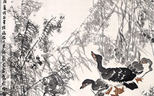 萧瑟芦花 刘文孝 当代 120x240
