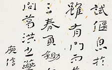 庾信《小园赋》一节 杜萌若 当代 69cm×47cm