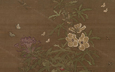 书画高清-草虫图--竹 元代 东京国立博物馆