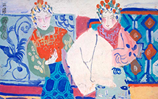 三国两夫人 丁立人 当代 68cmX68cm 2005