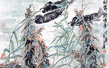 春雨初霁野唐青 刘文孝 当代 90x90