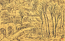 村口 常欣 当代 68X68CM 2006年