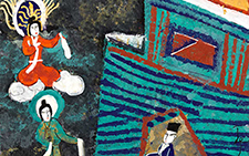 仙界 丁立人 当代 重彩 69cmX69cm 2006