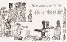 《生生不息》 杨晓阳 当代 175x600cm 2011年 纸本