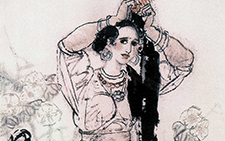《傣家女》 杨晓阳 当代 35cm×20cm 2000年
