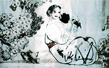 《春江花月》 杨晓阳 当代 60cm×120cm 1999年