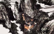 只因身在此山中 卢虓 当代 196×196cm 纸本水墨