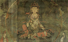 书画图文-大菩贤菩萨 法海寺壁画 明代