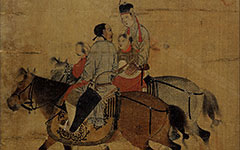 书画高清-文姬图 佚名 宋代 最清晰版 26.4X24.2cm 波士顿美术馆