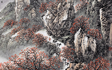 太行山秋色 计建清 当代 68cmx68cm