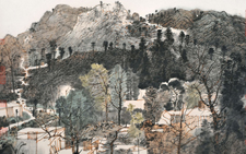 河山锦绣（怀柔写生） 42x56 卢禹舜 当代