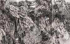 翠屏落影 程灿 当代 180X180cm 2013年