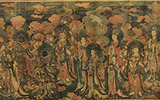 书画图文-法海寺壁画 明代 前殿 帝释梵天图北壁东侧壁画