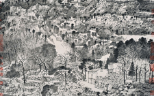 河山锦绣（郭亮村写生） 42x56 卢禹舜 当代
