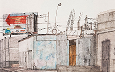 秘鲁街景3 杜大恺 当代 46×57cm 2014