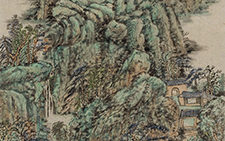 山居访友图 金美兰 当代