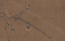 书画高清-雪梅图页 马麟 宋代 30x31