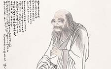 《为道日损：老子像》 崔自默 当代 67x137cm 2010年