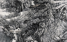 云山丘壑组画之一 120 x 120 cm 2009年