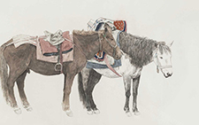 马 杜大恺 当代 102×196cm 2013