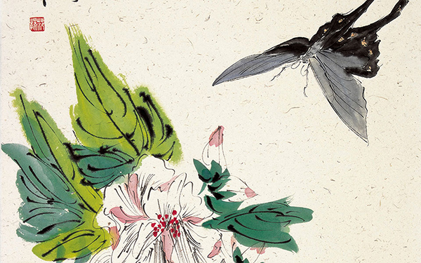 蝶恋花 范扬 当代 2010年46.7x35cm纸本设色