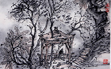 国画作品1 程灿 当代 46X69cm 2006年
