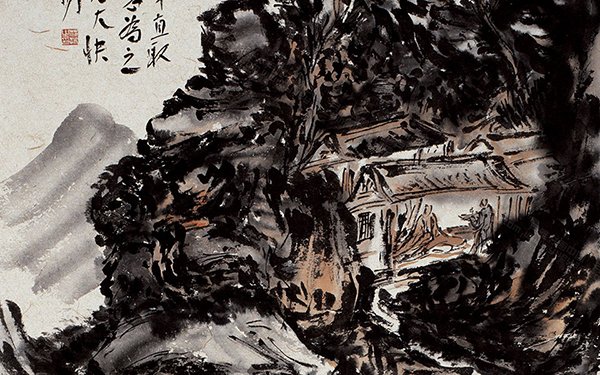 放笔直取 范扬 当代 180x97纸本水墨 2006