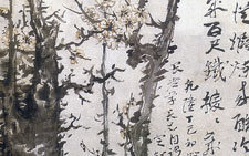 书画高清-层雪暖香图轴 高凤翰 清代 南京博物馆