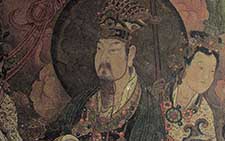 书画高清-法海寺壁画 明代 帝释梵天局部 侍从2