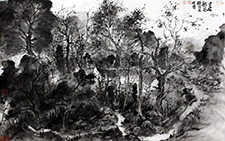 河南郭亮村写生 付熙云 当代 2009年68cmX45CM