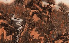 国画作品7 邹梦德 当代 67x137