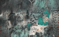 精神家园 汉江临眺诗意图 6x68 卢禹舜 当代