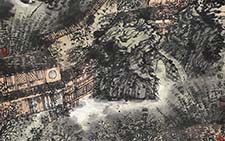 《留园春日暖》（之二） 卢虓 当代 68x204 纸本设色2012年
