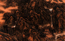 国画作品22 邹梦德 当代 67x137