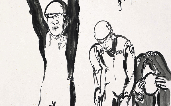 周洋霸气回归 范扬 当代 73.7cm x 35cm 纸本设色 2014年