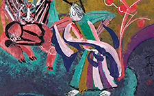 异兽 丁立人 当代 重彩 69cmX69cm 2006