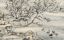 园林一角系列三 程灿 当代 142X37cm 2014年