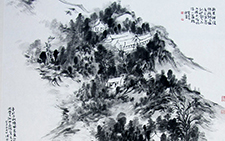 雨来细细复疏疏 付熙云 当代 2013年11月 68x68厘米 纸本水墨