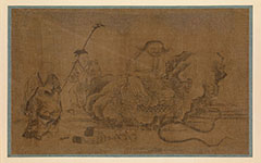 书画高清-任仁发 元代 31.4×37.5 东京国立博物馆