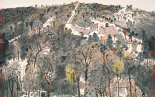河山锦绣（怀柔写生） 42x56 卢禹舜 当代