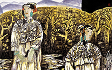 国画作品4 孔紫 当代
