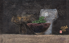 静物－4 王伯勋 当代 31×48cm 纸本矿物质色粉2014年 私人收藏
