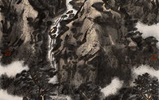 国画作品12 邹梦德 当代 67x137