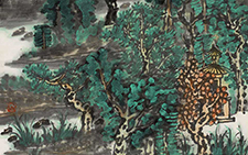 国画作品19 邹梦德 当代 67x137
