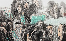 林泉高致 王跃奎 当代 68x68cm 2013