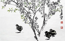 悠闲 刘文孝 当代 110x60