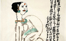 《最是一年春处好》 杨晓阳 当代 68×68cm 2007年 纸本
