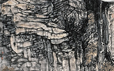 山迈当吟冷 泉高入梦喧 程灿 当代 180X90cm 2010年
