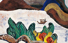 苏堤春晓 丁立人 当代 68cmX68cm 2004