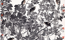 国画作品27 刘文孝 当代 120x120cm (2)